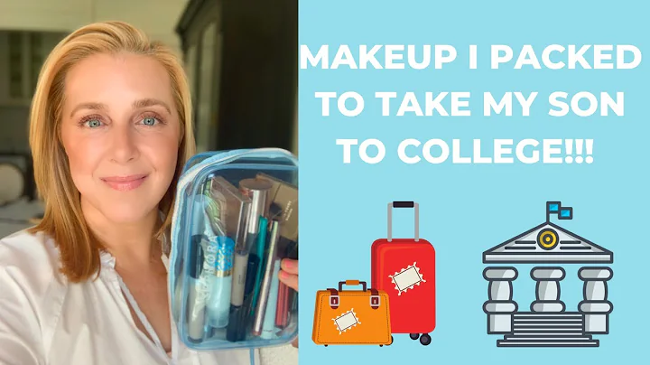 MAKEUP I PACKED TO TAKE MY SON TO COLLEGE!!! #makeupover40