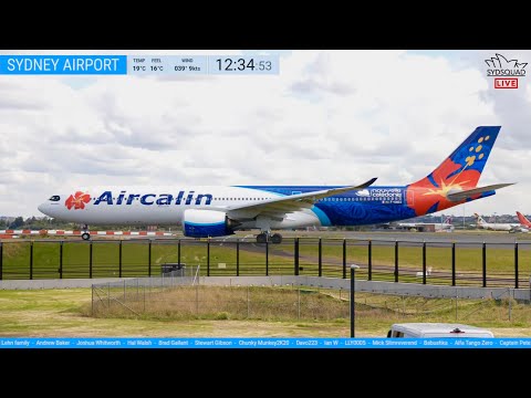 馃敶 LIVE - Sydney Airport Plane Spotting with Tim 馃敶
