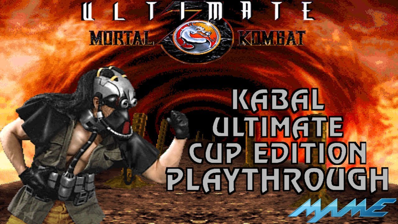 Ultimate Mortal Kombat 3: Kabal Ultimate Cup Edition Playthrough (MAME) (1080p 60fps)