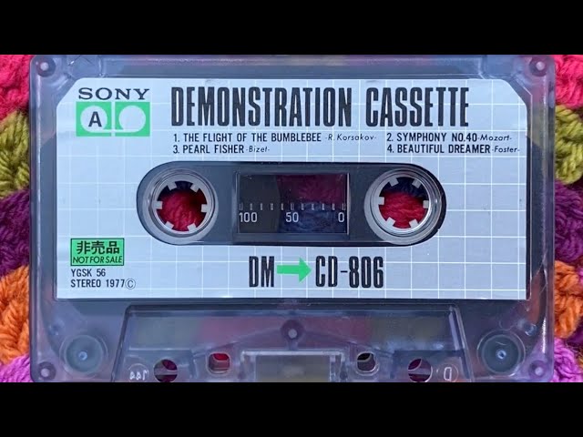 SONY DEMONSTRATION TAPE ソニーデモテープ　カセットテープ SONY/デモンストレーション・テープ CD-811