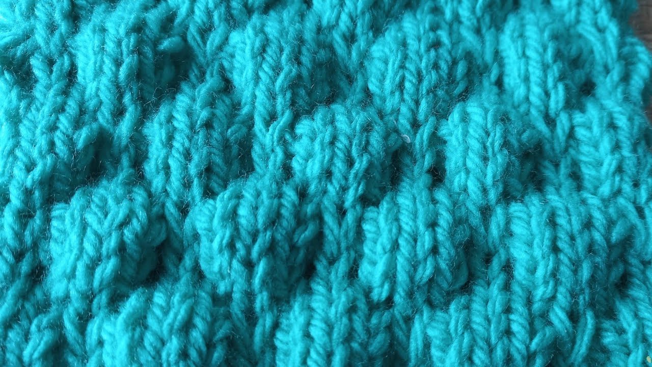 PONTO BOLHA...tricô...