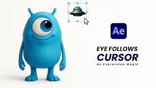 Make Eyes Follow Cursor in After Effects — Expression Trick!