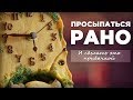 Как просыпаться раньше и сделать это привычкой