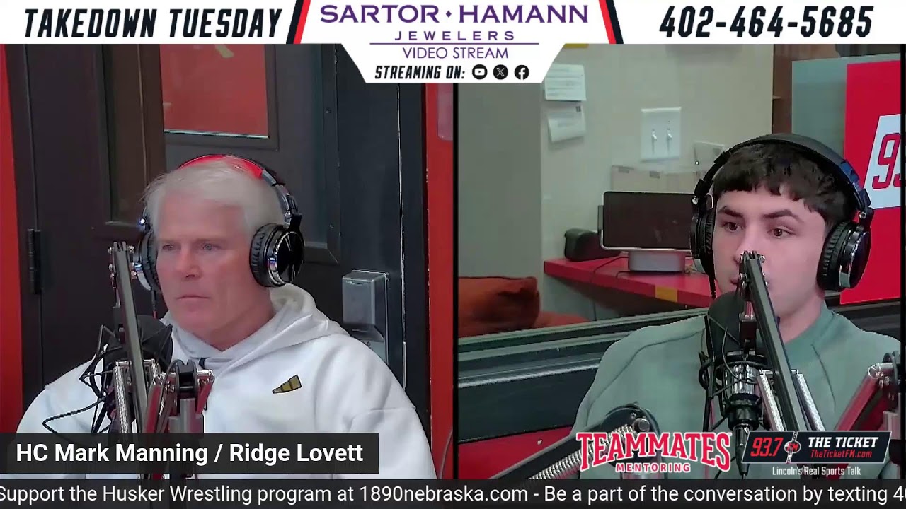 Takedown Tuesdays w/Nebraska Wrestling HC Mark Manning   - November 18th, 2025