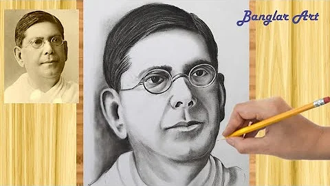 How to draw Deshbandhu Chittaranjan Das | Easy cha...