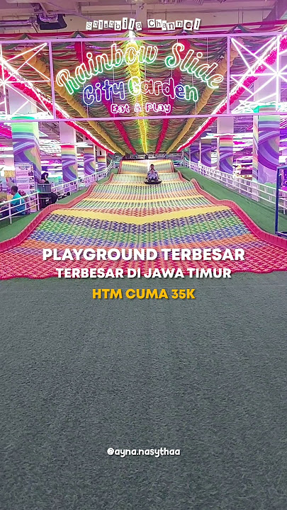 Cuma 35 Ribu Main di Playground Surabaya - City Garden ITC Surabaya #playground #mall