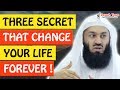 🚨THREE SECRET THAT CHANGE YOUR LIFE FOREVER 🤔  - Mufti Menk