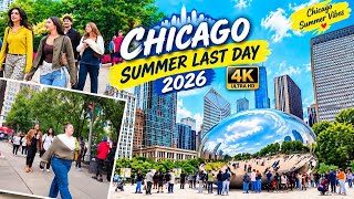 Chicago Summer’s Last Days 🌆🍂 Fall Is Coming Soon | Beautiful Chicago Walk 4K | September 2026
