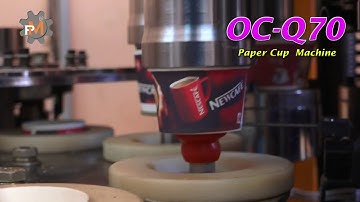 OC-Q70 High Speed Open Cam Paper Cup Machine @ 70 Cups/Min