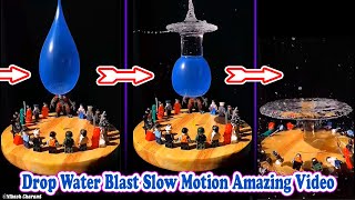 Drop Water Blast Slow Motion Amazing Video Nibash Gharami 368P