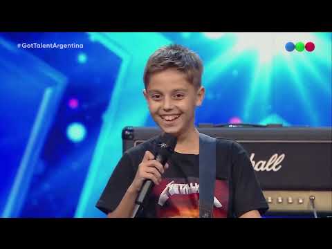 Nicolás Gubetti de 10 años - Guitarrista | Audiciones | Got Talent Argentina 2023