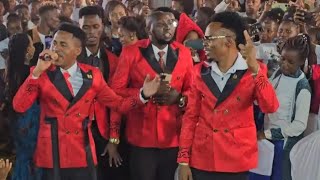 Stephen Kasolo and Church Boy performing Neema ya Mungu during Sambaratisha album launch 🔥 🔥 🔥 