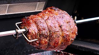 How To Rotisserie a Sirloin Roast