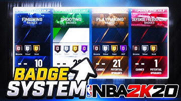 EVERY NEW BADGE IN NBA 2K20! THE MOST OVERPOWERED BADGES TO USE IN 2K20!