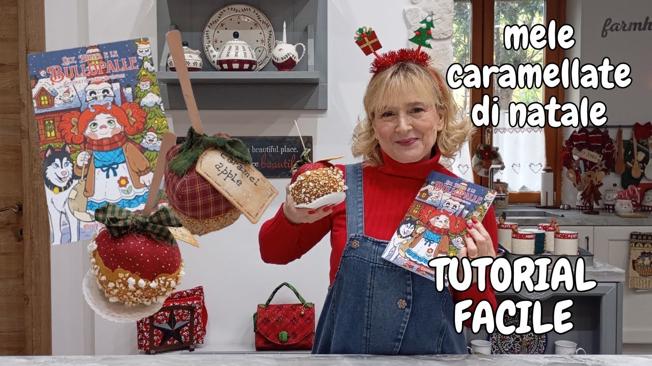 Mele caramellate natalizie - dal libro Lily, Nikita e le Bullopalle - TUTORIAL