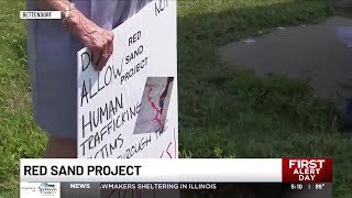 The Red Sands Project is raising awareness for human trafficking