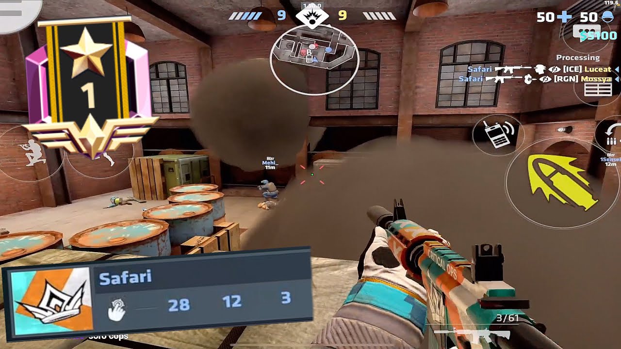 Critical Ops: CARRYING MY TEAM against the ELITE OPS TOP 3 PLAYER..