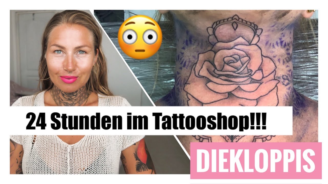 Mallorca Vlog Rückblick mein Hals-Tattoo: Über 24 Stunden tätowiert werden! 🙈