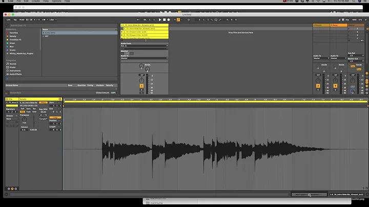 How to import audio files & autowarp them to the right bpm on Ableton FAST