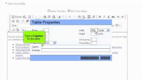 Tutorial: How to work with tables and format text in DotNetNuke | LayerOnline Web Hosting