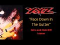 Xyz face down in the gutter intro and riff lesson