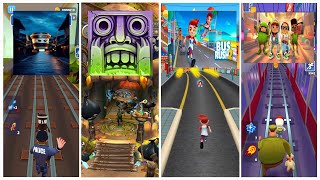 Subway Surf 🆚 Temple Run2 🆚 Bus Rush 🆚 Subway Escape Runner 🎵🎼🎧 screenshot 4