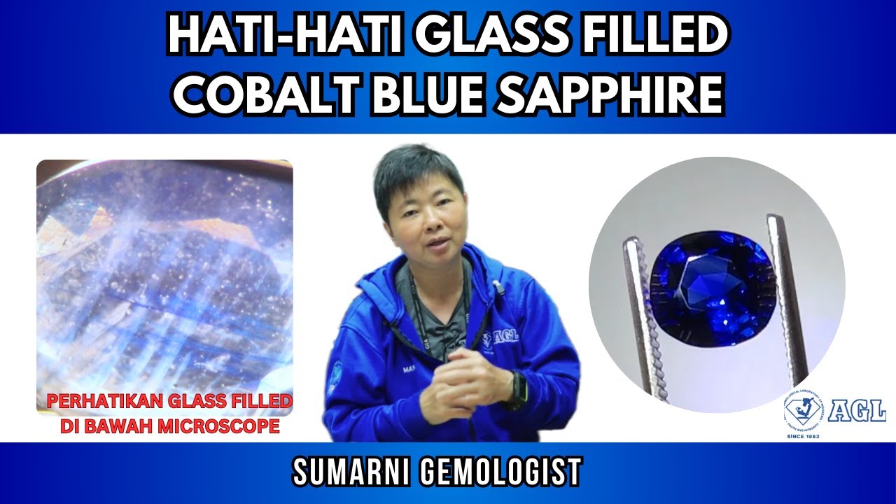 TREATMENT GLASS FILLED DAN COBALT PADA BLUE SAPPHIRE