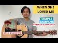 TUTORIAL PETIKAN (When She Loved Me - OST. Toy Story 2) (Tutorial Gitar) CHORD SIMPLE GAMPANG!