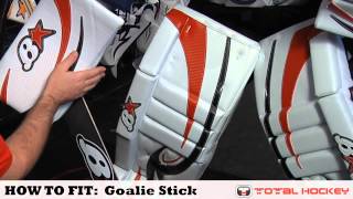 Total Hockey Goalie Stick Fitting