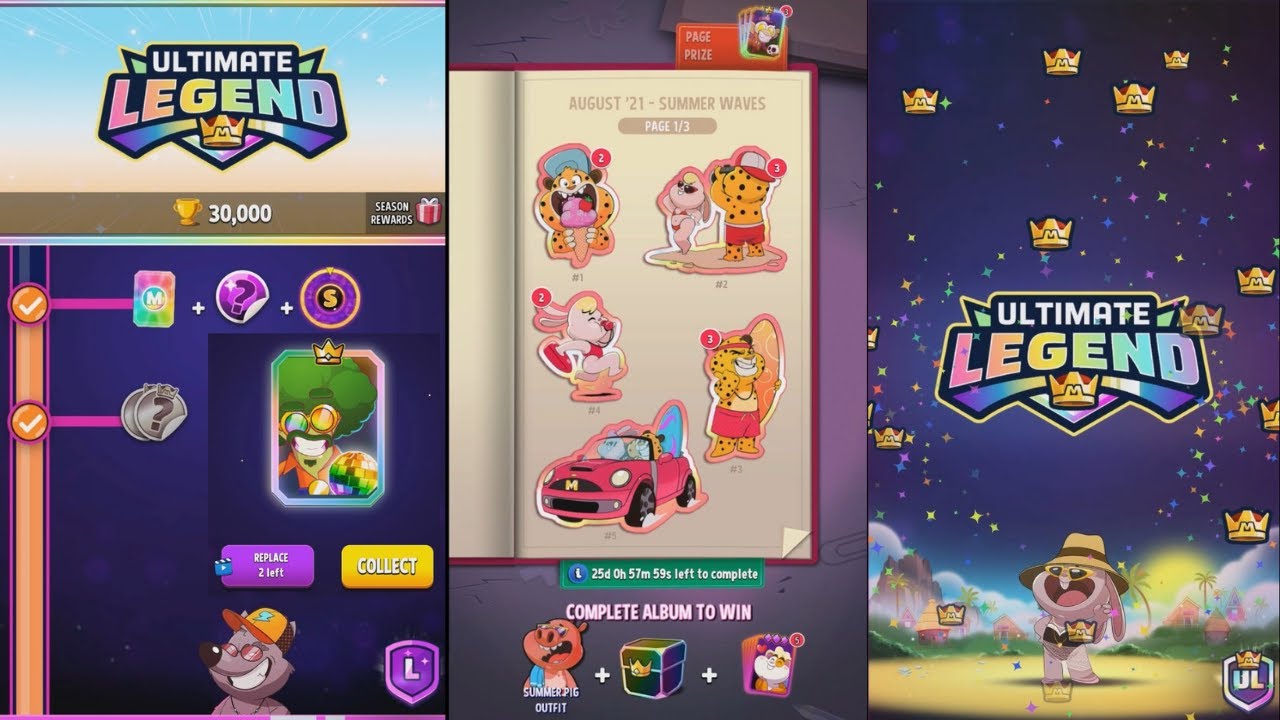 Match Masters, Ultimate Legend, Free Brocco Boogie, Free Legendary