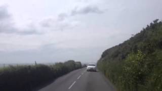 Drive out of Croyde Bay into Saunton Sands Devon