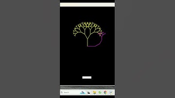 Mesmerizing Fractal Tree Drawing with Python Turtle! #learnpython #codingart #pythonprogramming