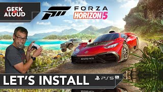 Let's Install - Forza Horizon 5 [PlayStation 5 Pro] #gaming
