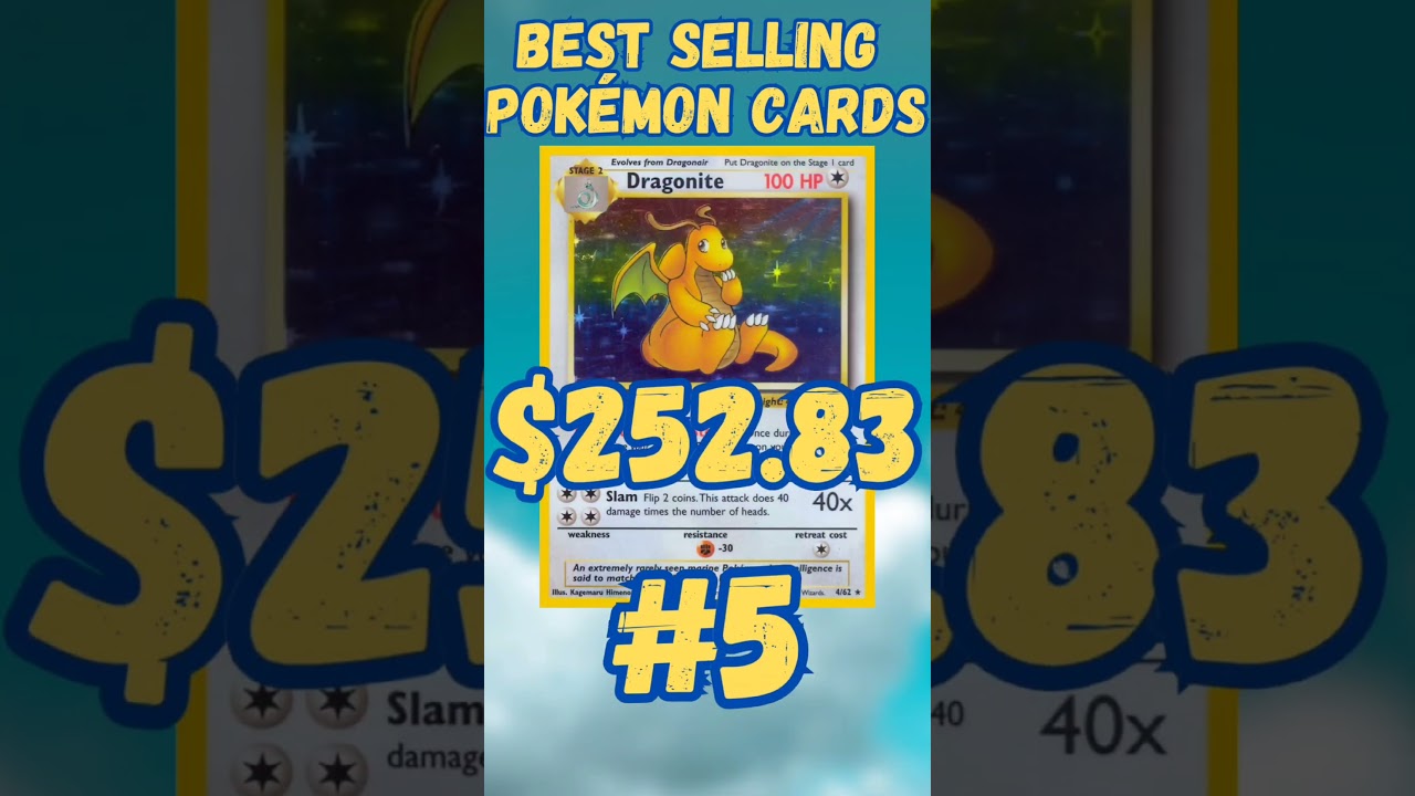 The Best Selling Pokémon Cards! 