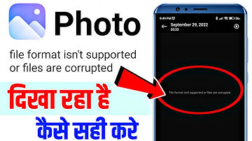 how to solve file format isn