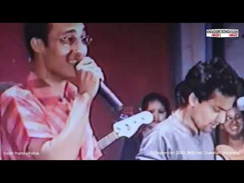 Year: 2003 | Gauhati University | Zubeen Garg ❤️ Glimpse into the past. Credit: Pratibha Pathak