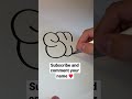 How to draw bubble letters  shorts art