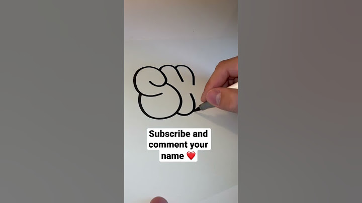 HOW TO DRAW BUBBLE LETTERS 🤩 #shorts #art