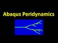 Abaqus Peridynamics Tutorial | Peridynamic VUEL for Fracture Simulation