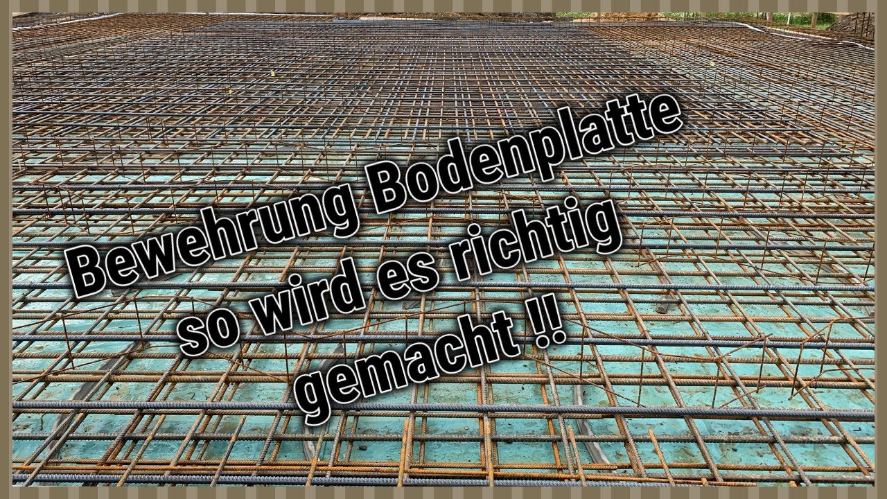 HAUS BODENPLATTE - Schalung Bewehrung \u0026 Betonage! | 1,5-GESCHOSS HAUS #05 | Home Build Solution