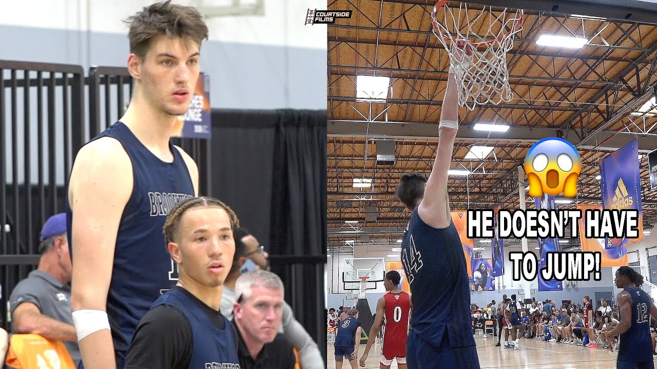 7 FOOT 6 OLIVIER RIOUX IS A CHEAT CODE World s TALLEST Teenager CAN NOT BE STOPPED YouTube
