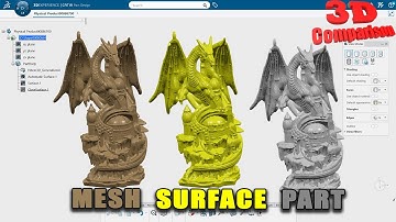 Working with 3D Generative AI Meshes in CATIA 3DEXPERIENCE Converting Meshes to Surfaces and Part De