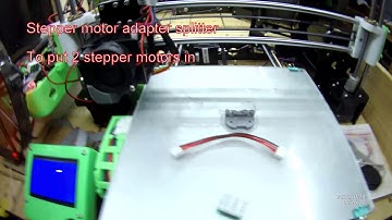 z-axis stepper splitter adapter for putting 2 stepper motors in series (Not parallel)