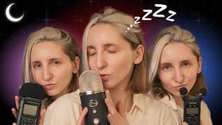 The Ultimate ASMR Experience: Unintelligible Whispers 🤤 (with 3 microphones)