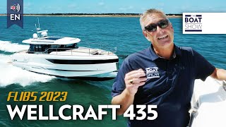WELLCRAFT 435 seen at FLIBS 2023 - The Boat Show