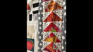 FLYING GEESE BORDER ~ Jean