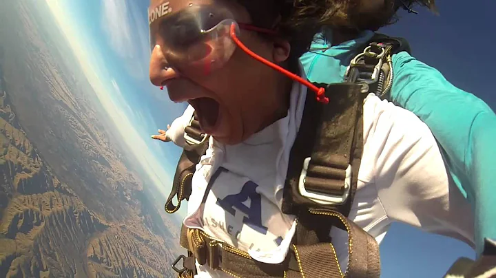 Sapna Bhakta's DZONE Tandem skydive at Skydive Ida...
