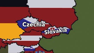 World Flag Map - Part 10: Czechia & Slovakia