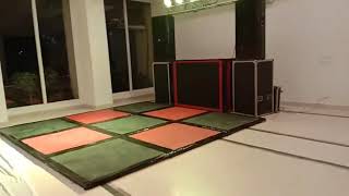 2 Top Basic Dj Setup 9891478880 at Mapsko Casabella Sector 82 Gurgaon Best DJ for RWA Club Banquet