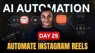 Automate Instagram AI Reels Workflow (DAY 25 OF 30-DAY AI AUTOMATION CHALLENGE)